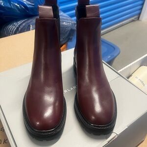 Everlane Burgundy Chelsea Boots